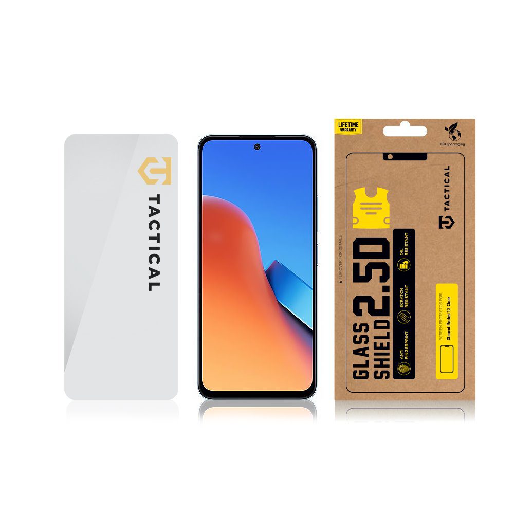 Tactical Glass Shield 2.5D sklo pro Xiaomi Redmi 12 4G/5G Clear - Obrázek 3