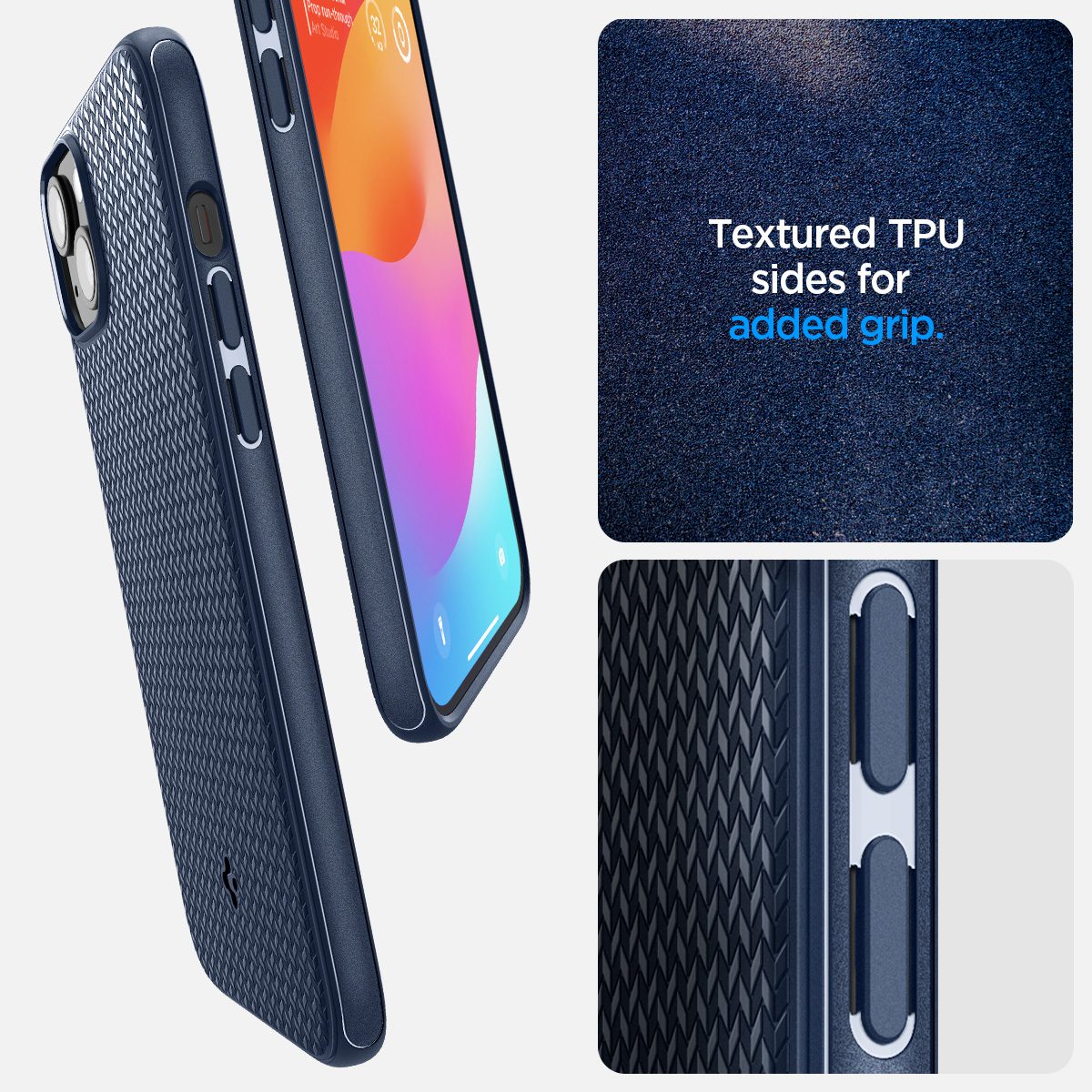 Spigen Mag Armor MagSafe, navy blue - iPhone 15 - Obrázek 15