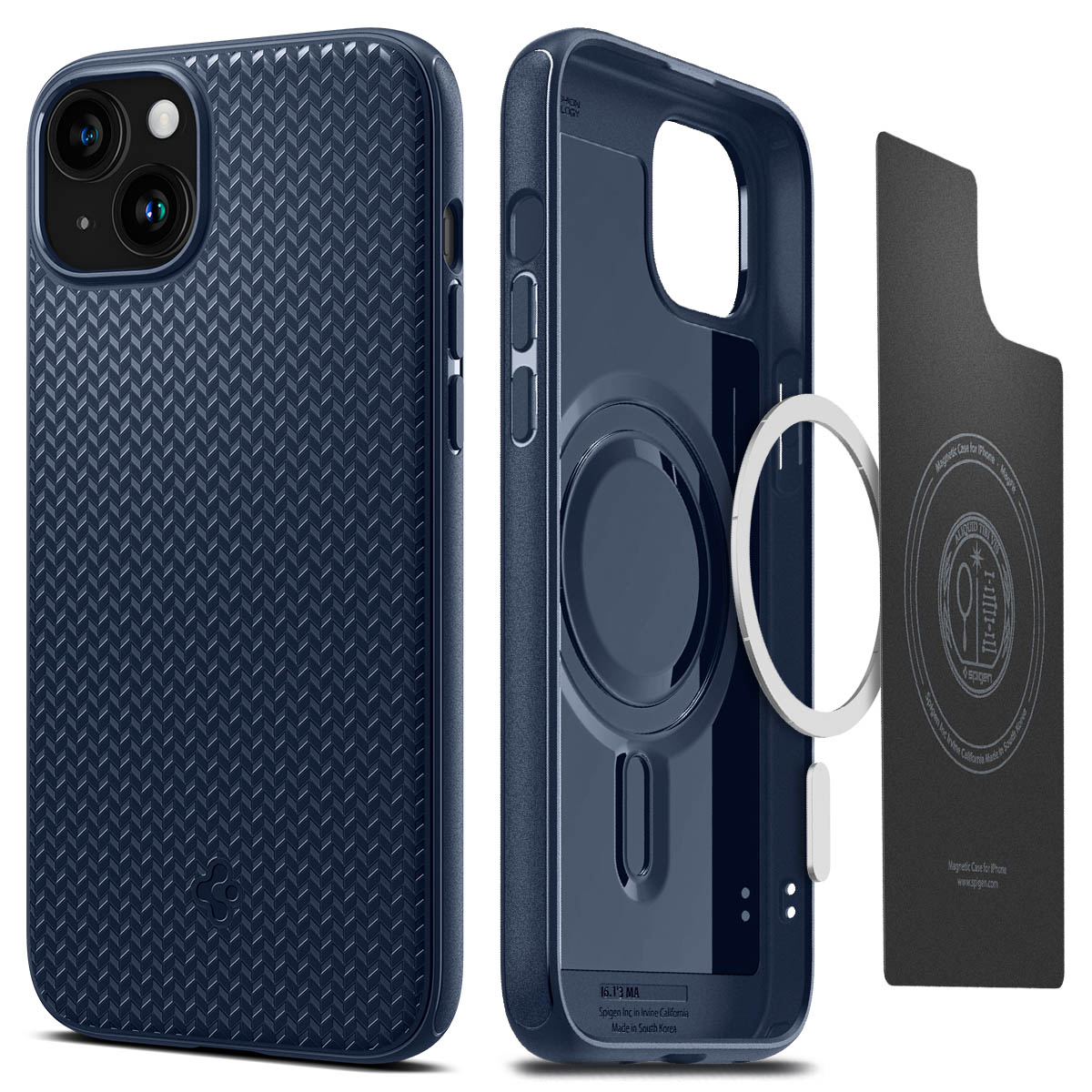 Spigen Mag Armor MagSafe, navy blue - iPhone 15