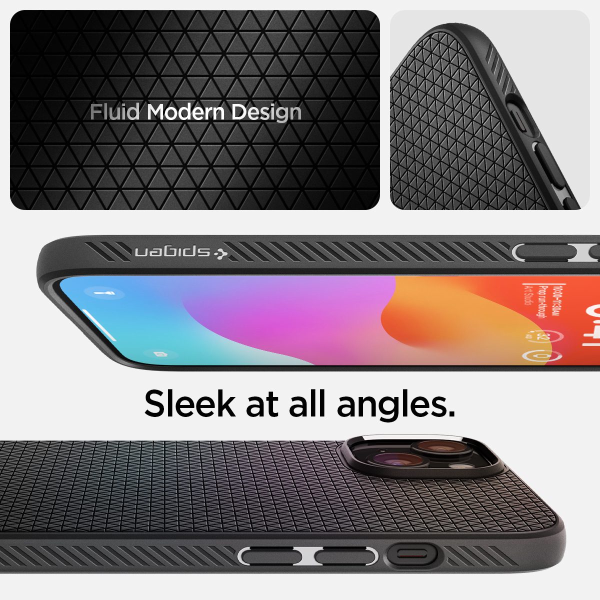 Spigen Liquid Air, matte black - iPhone 15 - Obrázek 14
