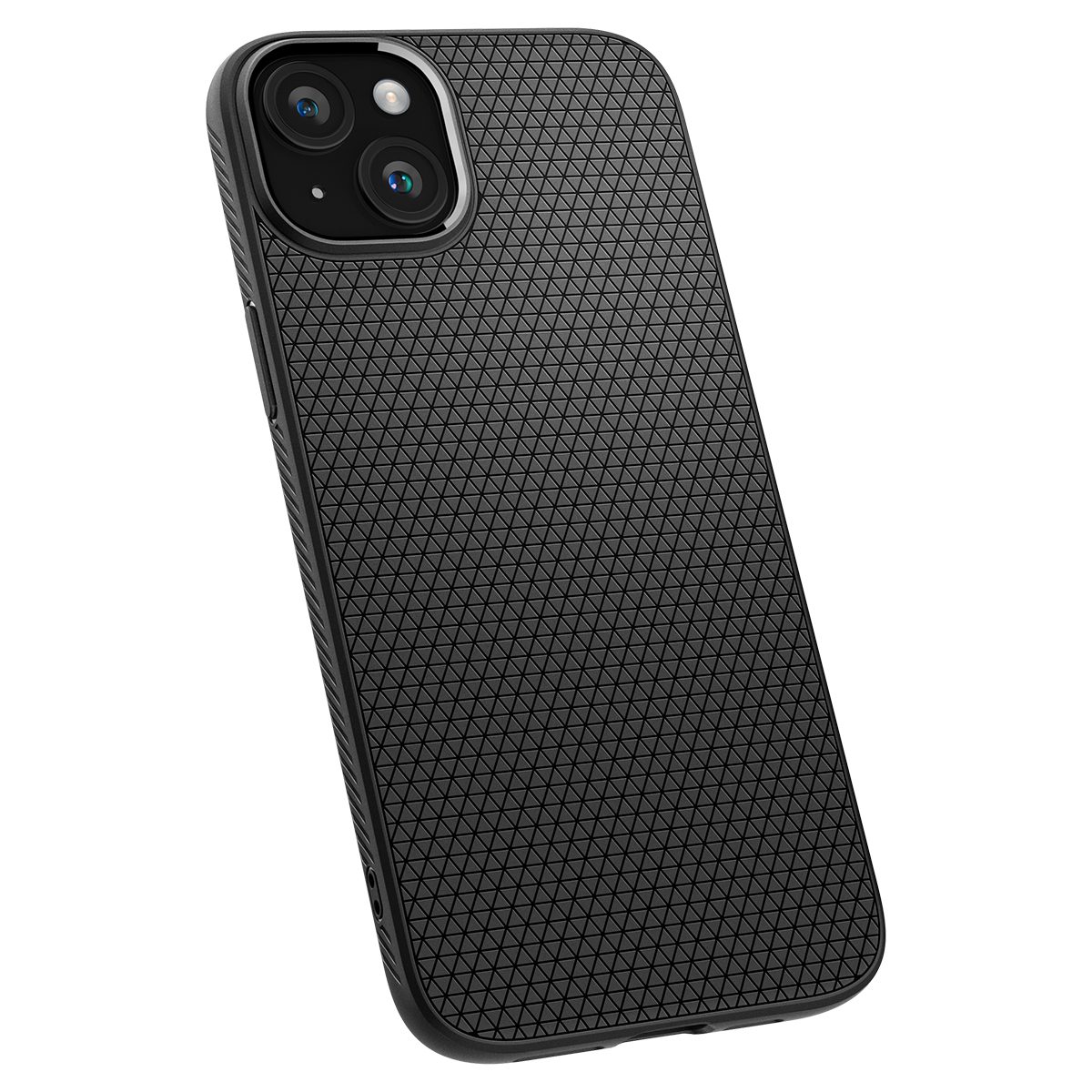 Spigen Liquid Air, matte black - iPhone 15