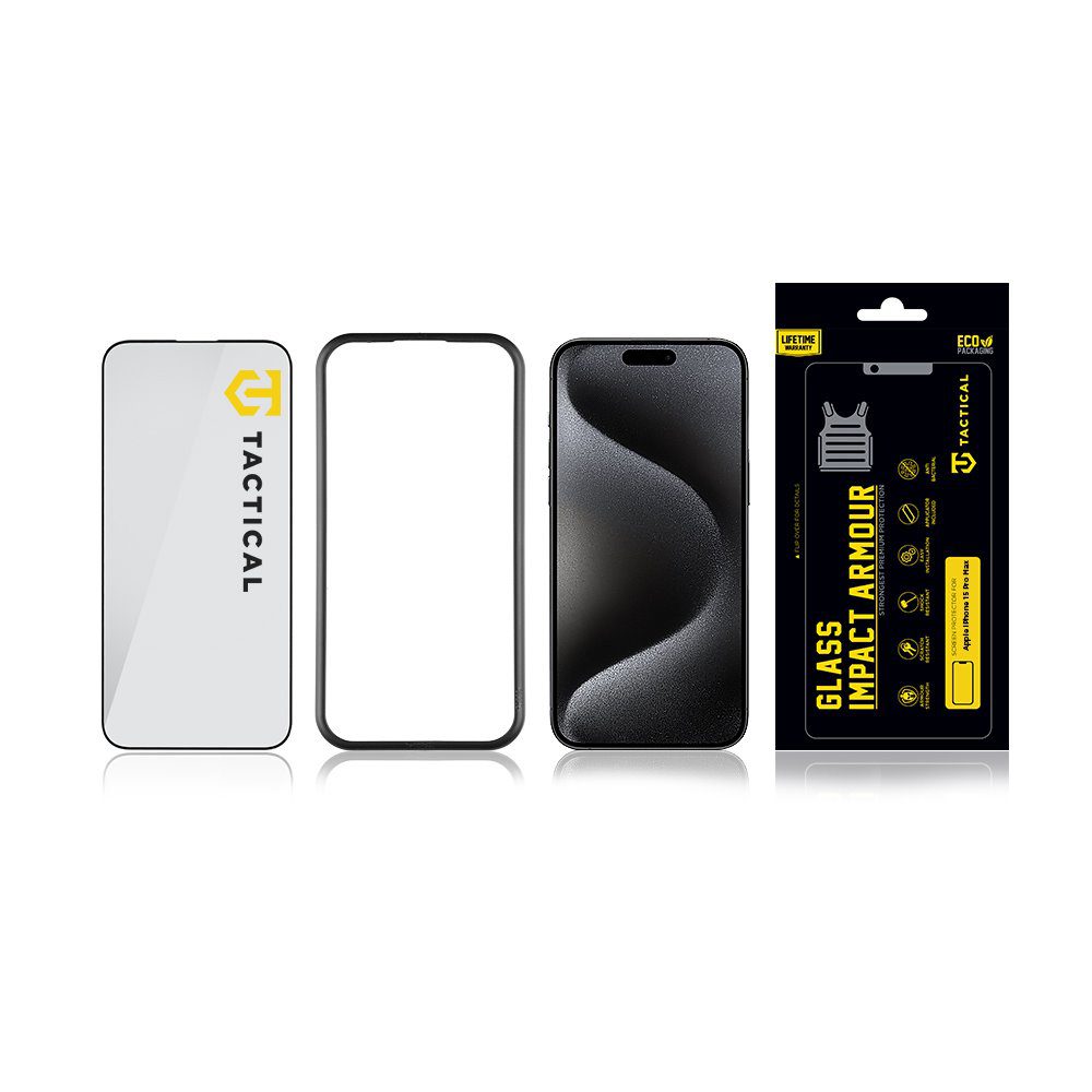 Tactical Glass Impact Armour sklo pro Apple iPhone 15 Pro Max - Obrázek 4