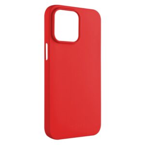 Zadní pogumovaný kryt FIXED Story pro Apple iPhone 15 Pro Max červený