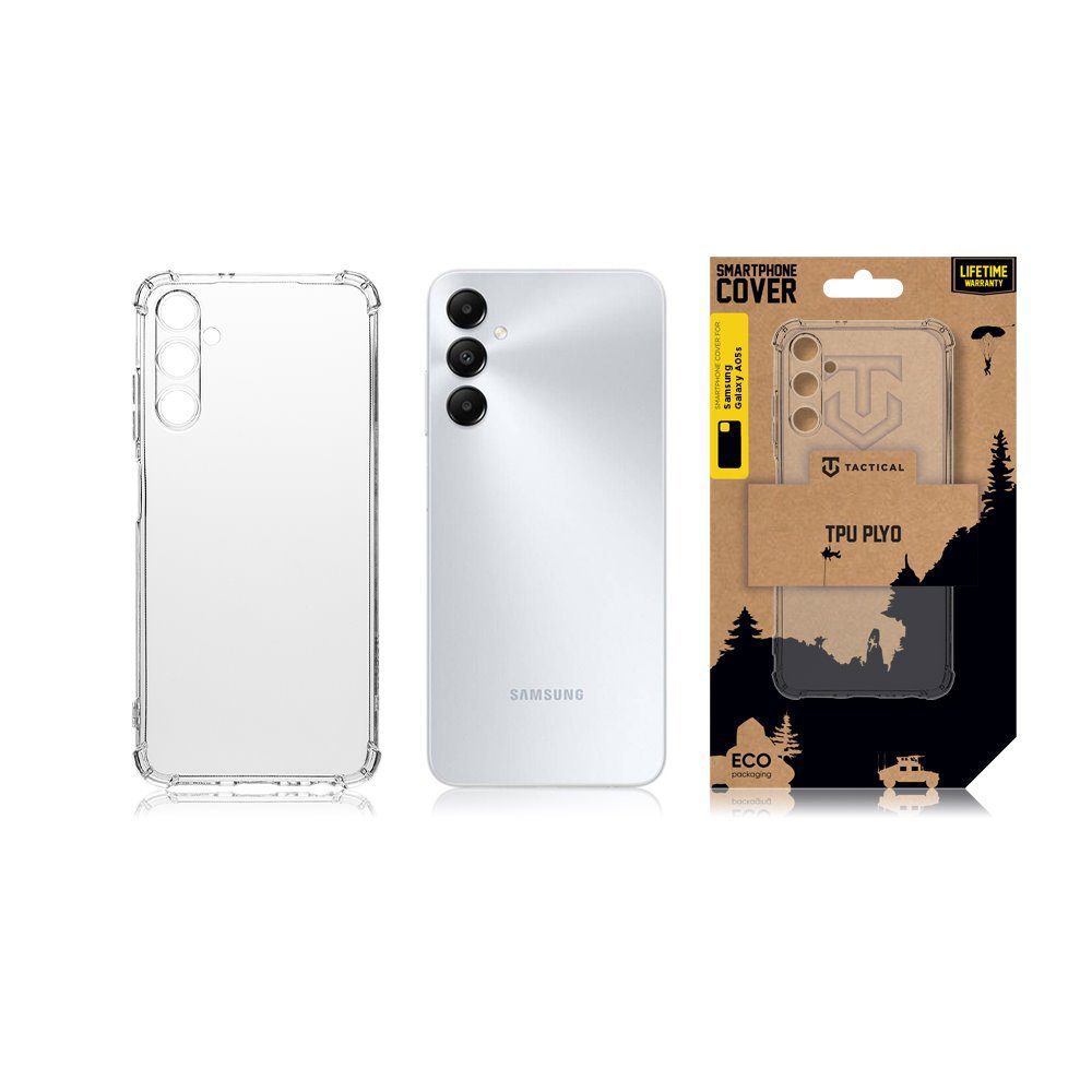 Tactical TPU Plyo Kryt pro Samsung Galaxy A05/A05s Transparent - Obrázek 4