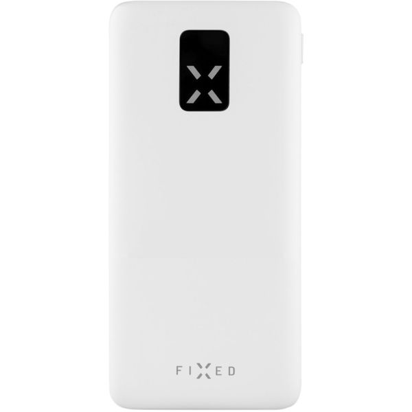 Powerbanka FIXED Zen 10 s LCD displejem a výstupem PD 20W, 10 000 mAh, bílá - Obrázek 2