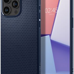 Spigen Liquid Air Kryt pro iPhone 15 Pro Navy Blue