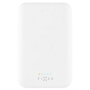 Powerbanka FIXED MagZen s bezdrátovým nabíjením a podporou Magsafe, 6 000 mAh, bílá