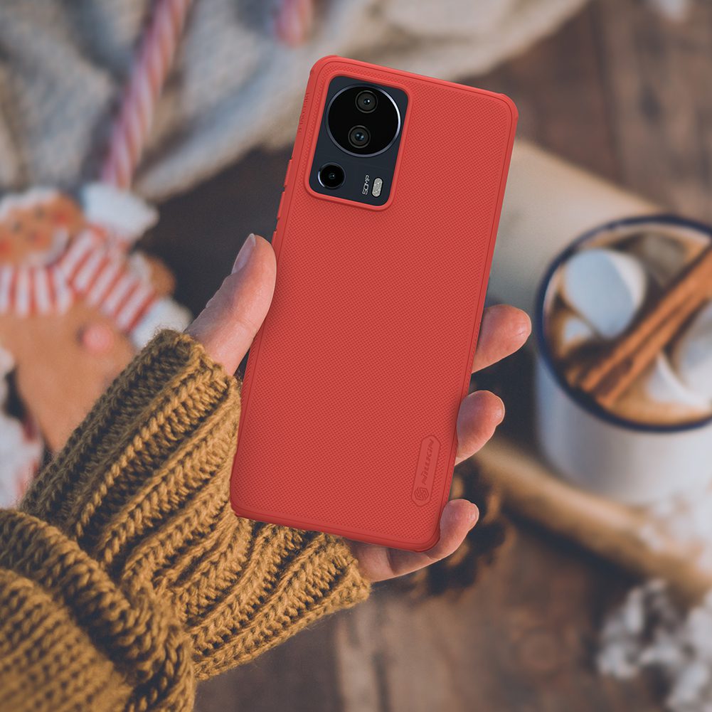 Nillkin Super Frosted PRO Zadní Kryt pro Xiaomi 13 Lite Red/Červený - Obrázek 4