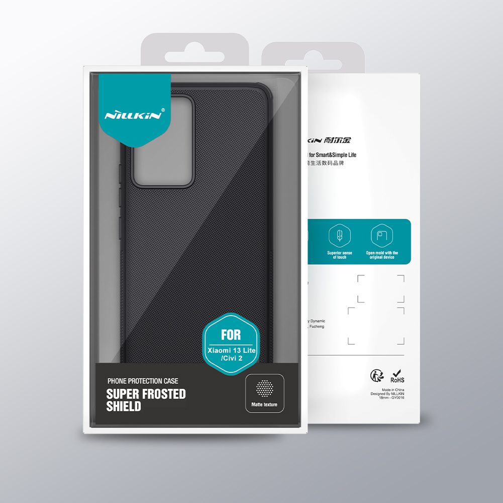 Nillkin Super Frosted PRO Zadní Kryt pro Xiaomi 13 Lite Red/Červený - Obrázek 5