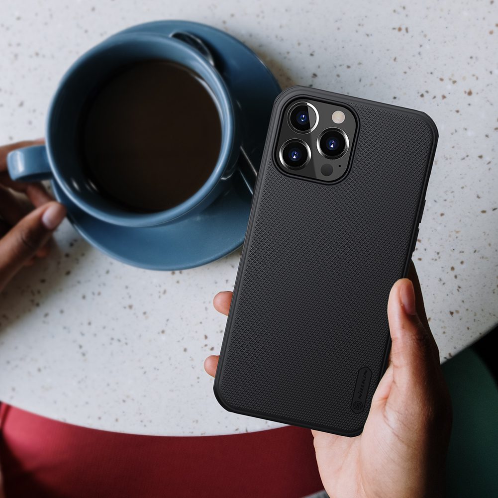 Nillkin Super Frosted PRO Zadní Kryt pro Apple iPhone 13 Pro Max Black - Obrázek 5