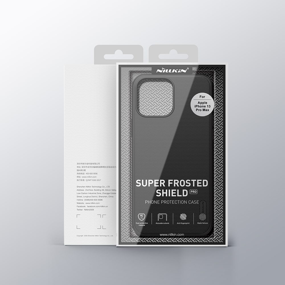 Nillkin Super Frosted PRO Zadní Kryt pro Apple iPhone 13 Pro Max Black - Obrázek 6