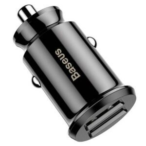 BASEUS CCALL-ML01 Mini duální autonabíječka 15W černá