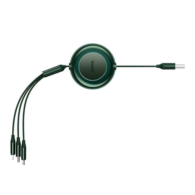 Baseus Bright Mirror 2 USB kabel 3v1 3.5A 1.1m zelený - Obrázek 2