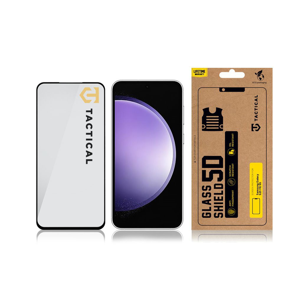 Tactical Glass Shield 5D sklo pro Samsung Galaxy S23 FE 5G Black - Obrázek 3