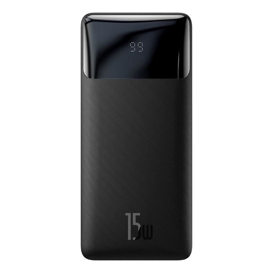 Baseus Bipow Digital displej Powerbanka 30000mAh 15W Black