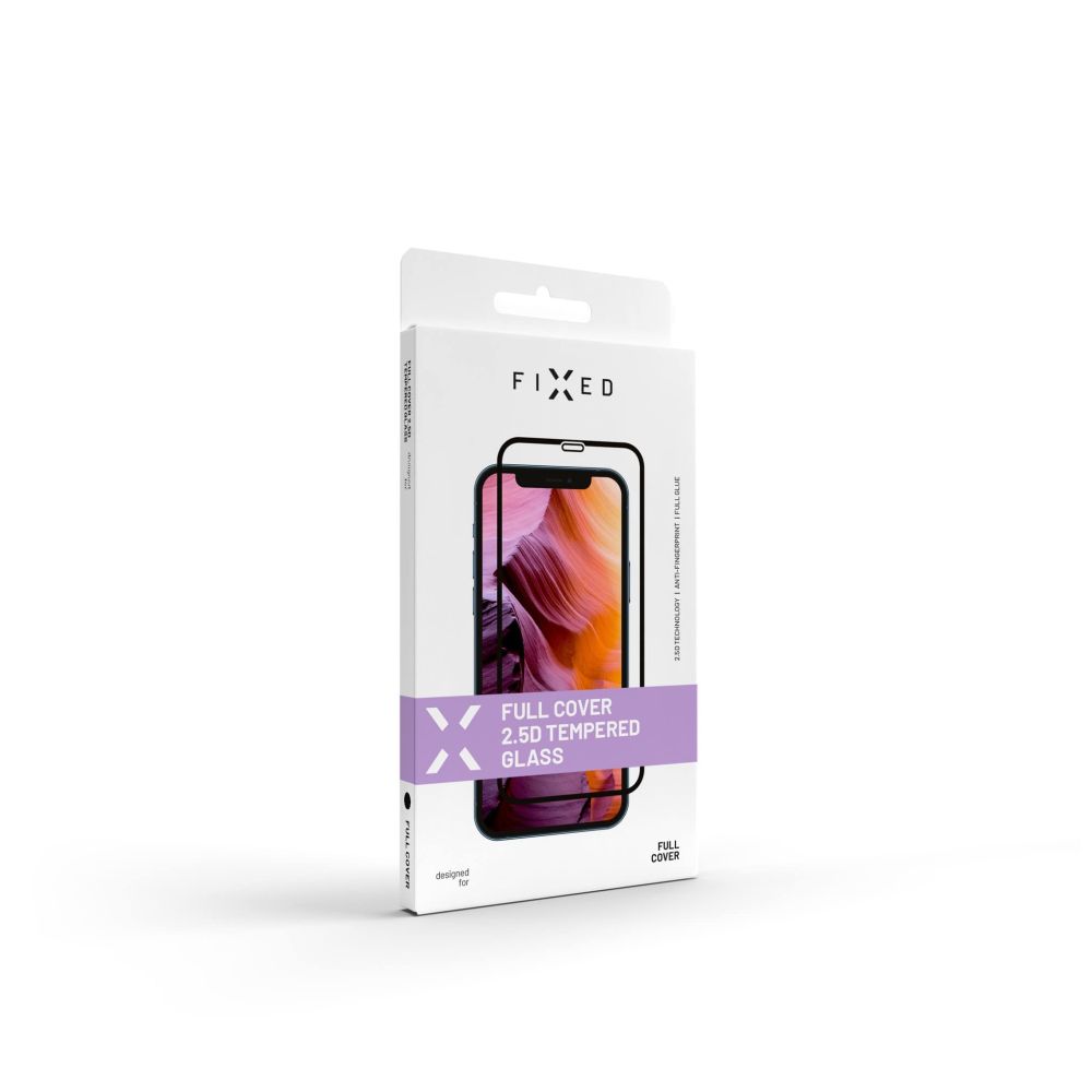 Ochranné tvrzené sklo FIXED Full-Cover pro Xiaomi Redmi Note 13 Pro 5G/POCO X6 5G, lepení přes celý displej, černé - Obrázek 5