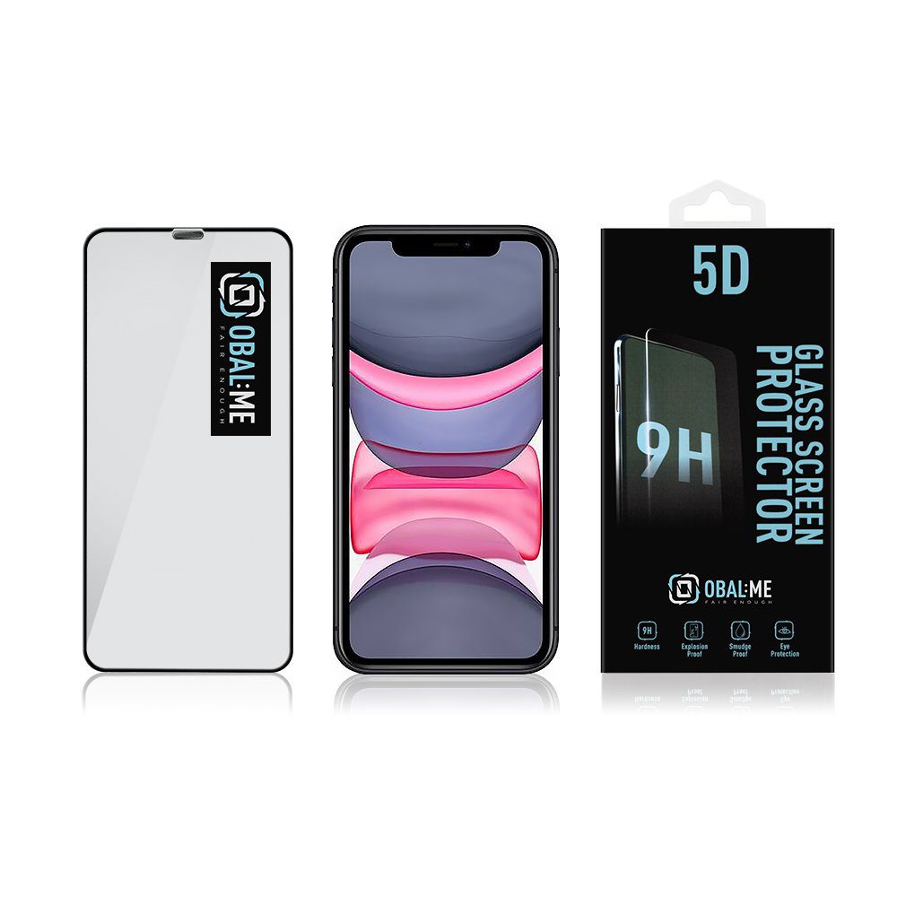 OBAL:ME 5D Tvrzené Sklo pro Apple iPhone 11 Pro Max/XS Max Black - Obrázek 3