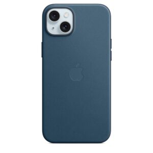 Apple FineWoven Kryt vč. MagSafe pro iPhone 15 Plus Pacific Blue