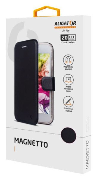 Pouzdro ALIGATOR Magnetto pro Samsung Galaxy A10 Black / Černá - Obrázek 6