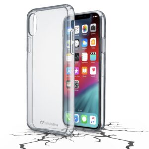 Zadní čirý kryt s ochranným rámečkem Cellularline CLEAR DUO pro Apple iPhone XS Max