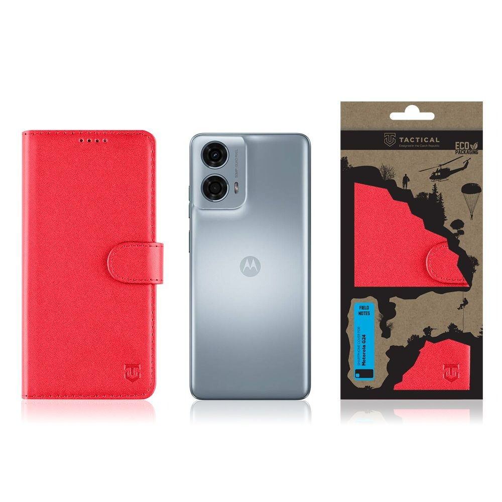 Tactical Field Notes pro Motorola G04 / G24 Power Red - Obrázek 4