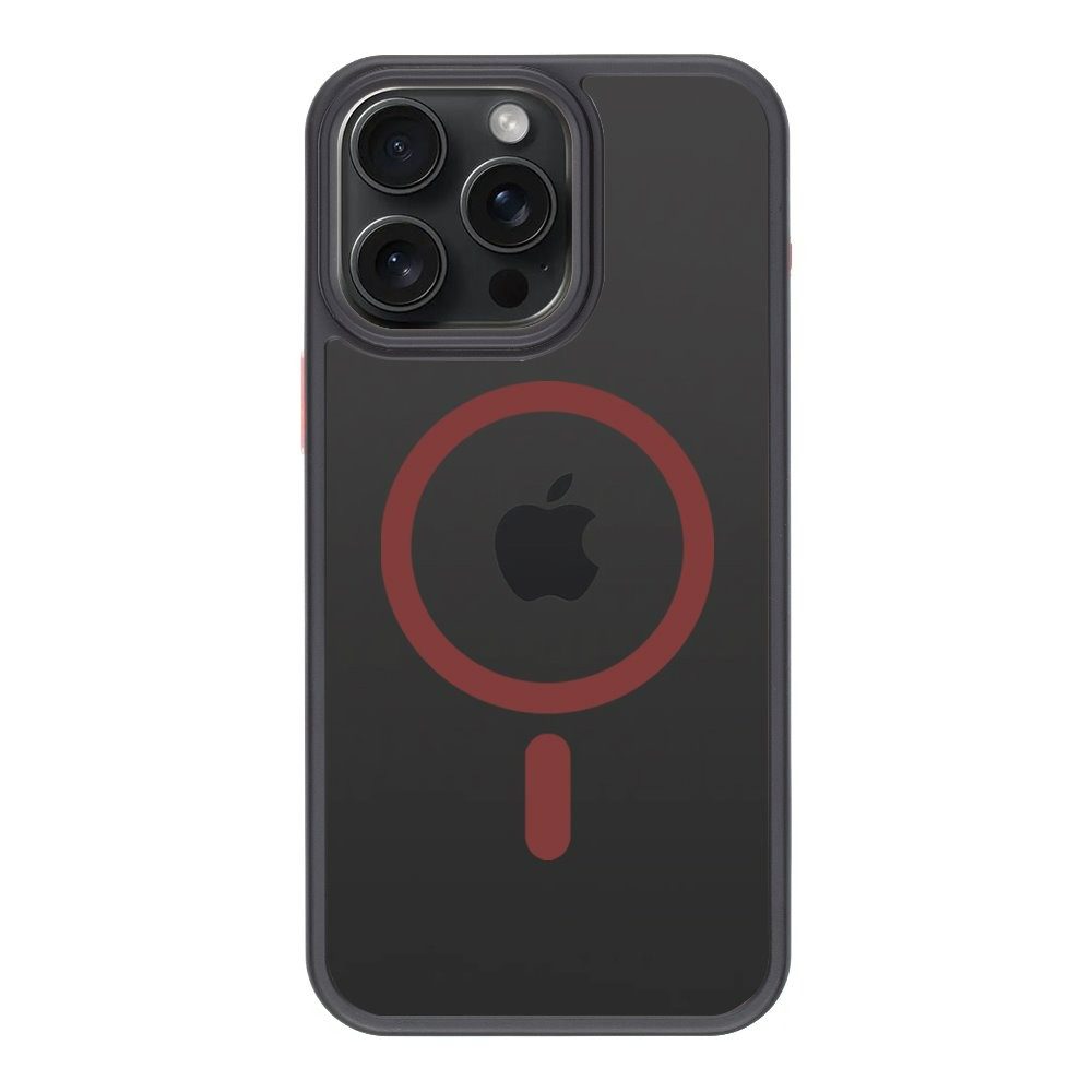 Tactical MagForce Hyperstealth 2.0 Kryt pro iPhone 15 Pro Max Black/Red - Obrázek 2