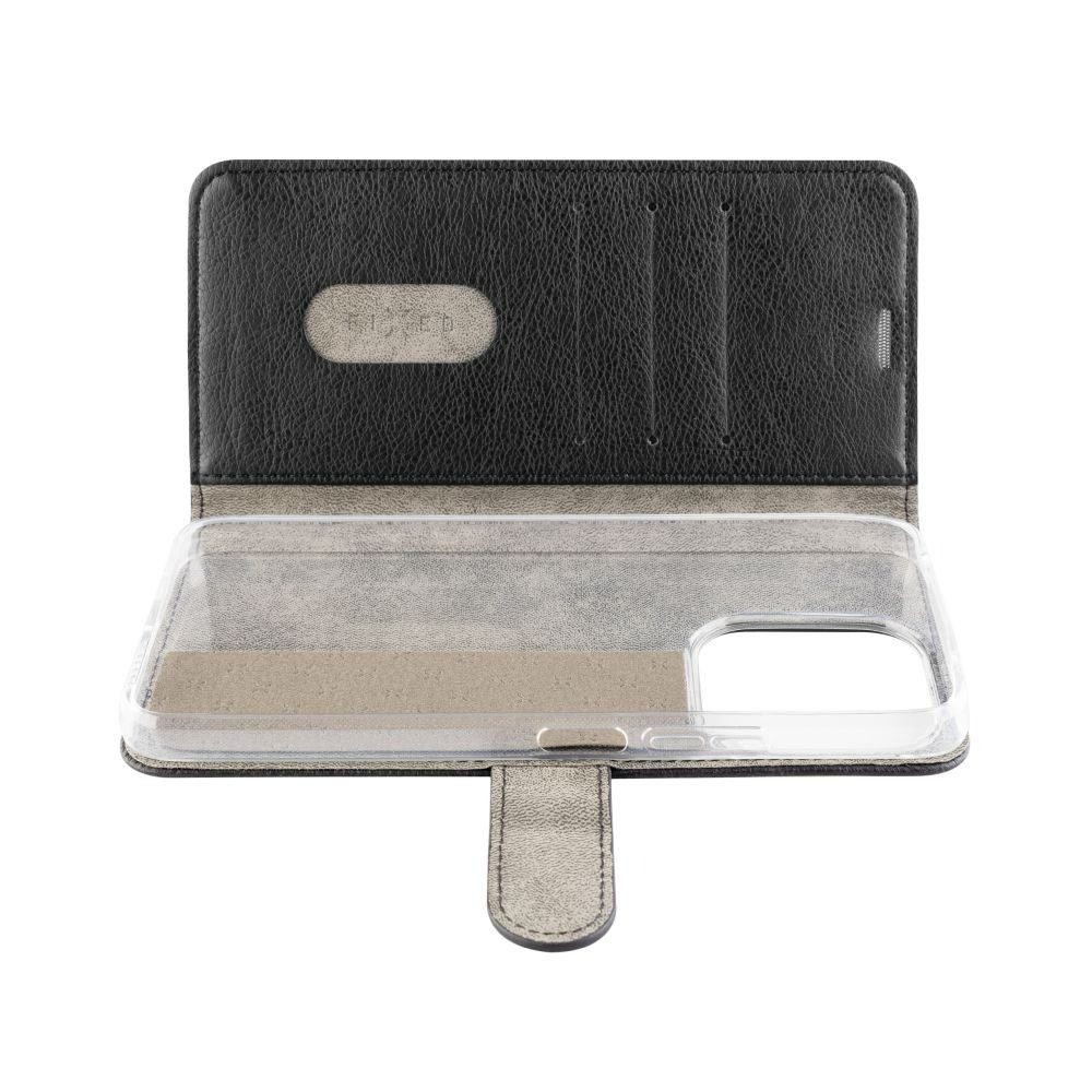 Pouzdro typu kniha FIXED Opus pro Xiaomi Redmi 13 4G/Poco M6, černé - Obrázek 4
