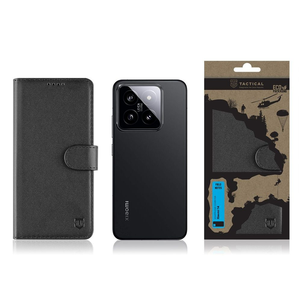 Tactical Field Notes pro Xiaomi 14 Black - Obrázek 4