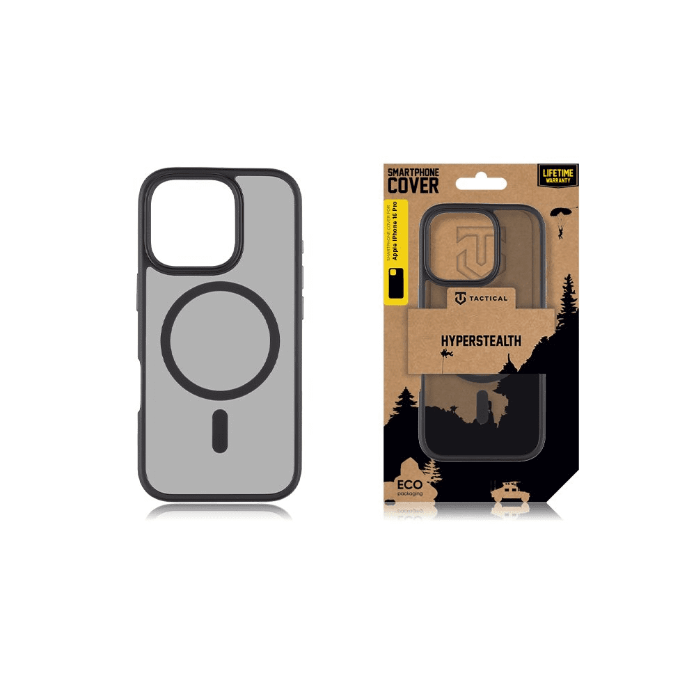Tactical MagForce Hyperstealth Kryt pro iPhone 16 Pro Asphalt - Obrázek 4