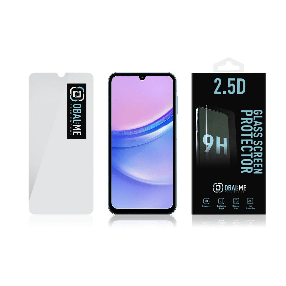 OBAL:ME 2.5D Tvrzené Sklo pro Samsung Galaxy A15 4G/5G Clear - Obrázek 4