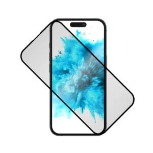 Ochranné tvrzené sklo FIXED Privacy Full-Cover pro Apple iPhone 16 Pro Max, lepení přes celý displej, černé
