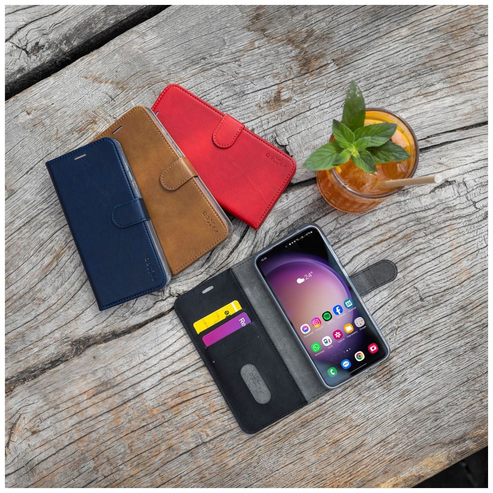 Pouzdro typu kniha FIXED Opus pro Samsung Galaxy A16 4G / A16 5G, modré - Obrázek 9