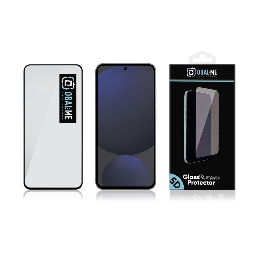 OBAL:ME 5D Tvrzené Sklo pro Samsung Galaxy S24 FE / S25 FE Black - Obrázek 4
