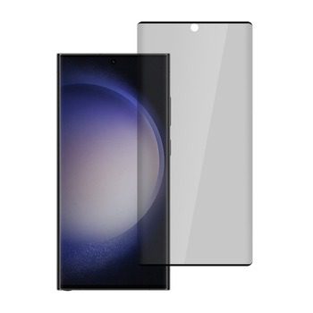 Tvrzené sklo 3D pro Samsung Galaxy S22 Ultra Black - Privacy Glass - Obrázek 2