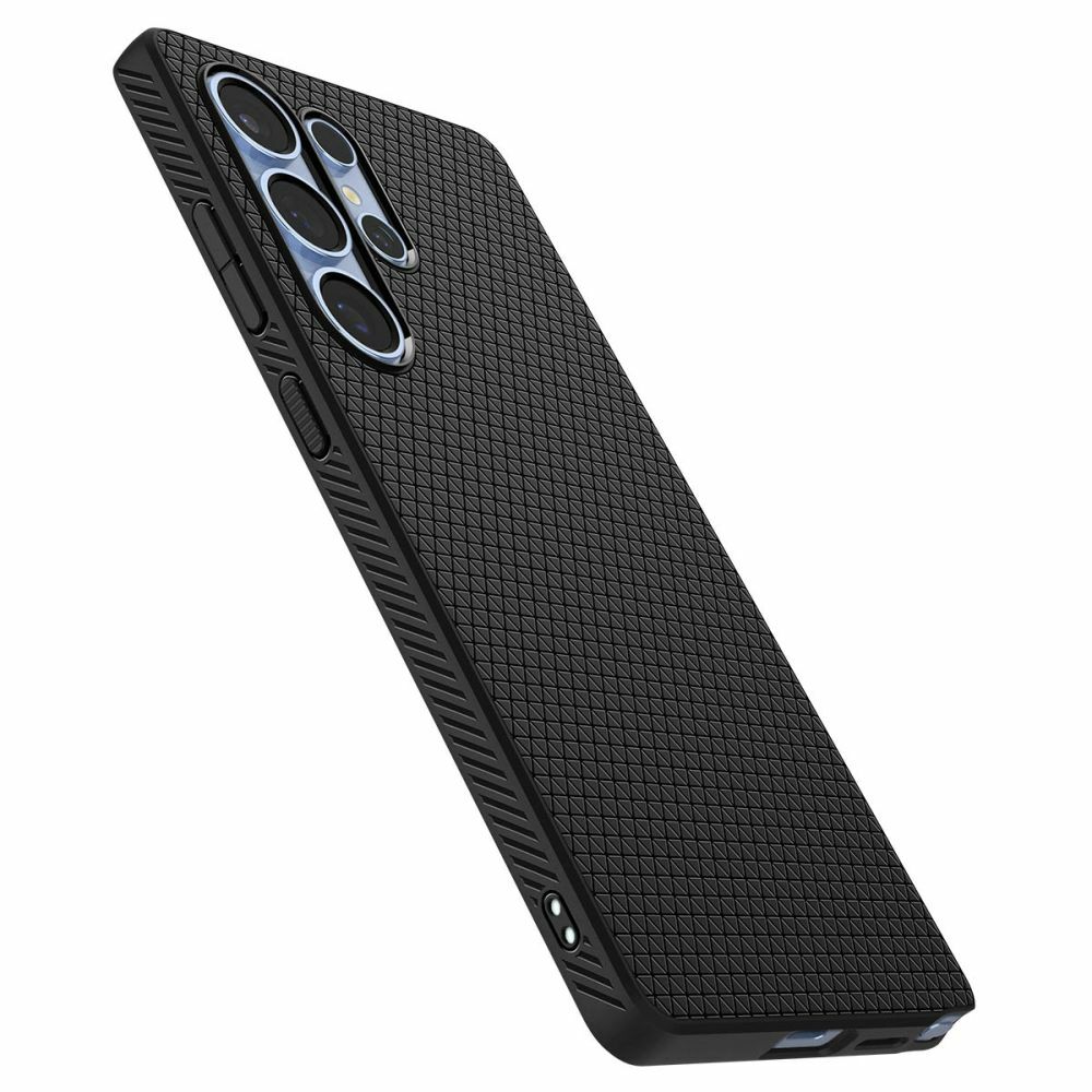 Spigen Liquid Air Kryt pro Samsung Galaxy S25 Ultra Matte Black - Obrázek 3