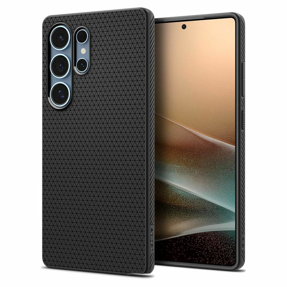 Spigen Liquid Air Kryt pro Samsung Galaxy S25 Ultra Matte Black - Obrázek 10