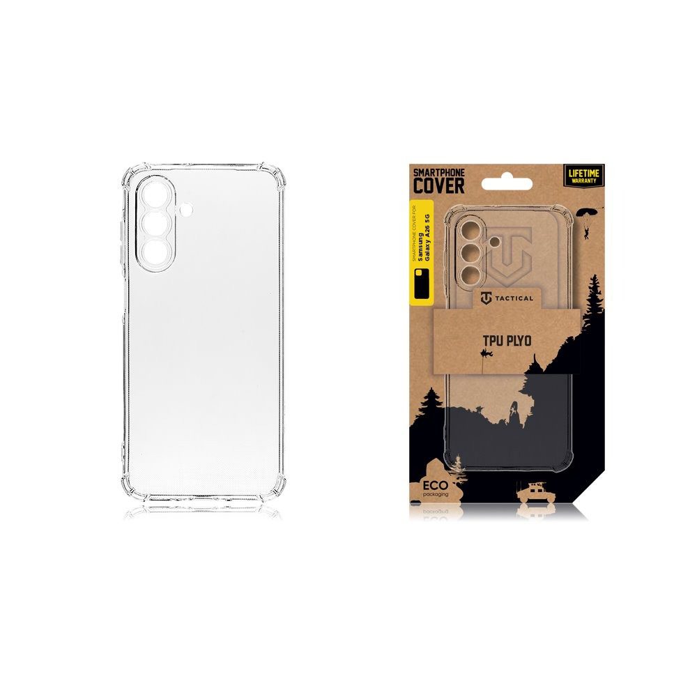 Tactical TPU Plyo Kryt pro Samsung Galaxy A26 5G Transparent - Obrázek 3