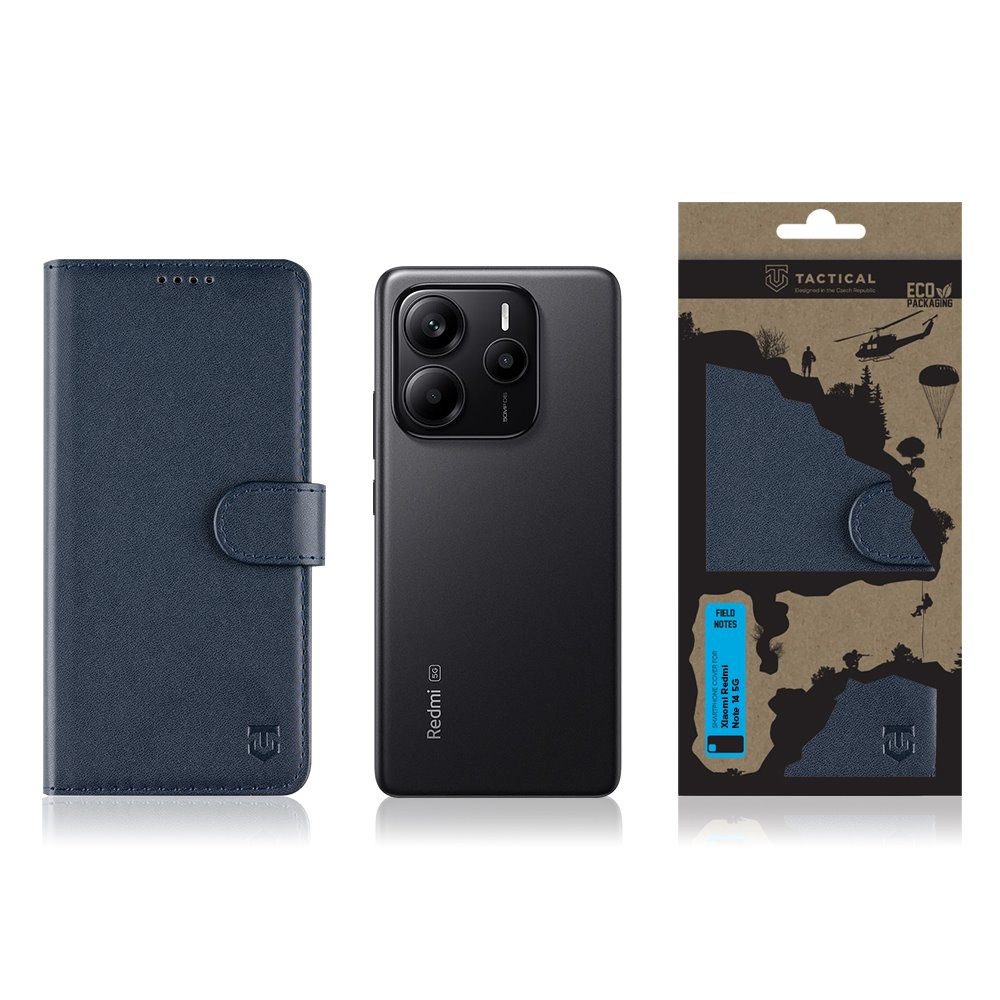 Tactical Field Notes pro Xiaomi Redmi Note 14 5G Blue - Obrázek 4