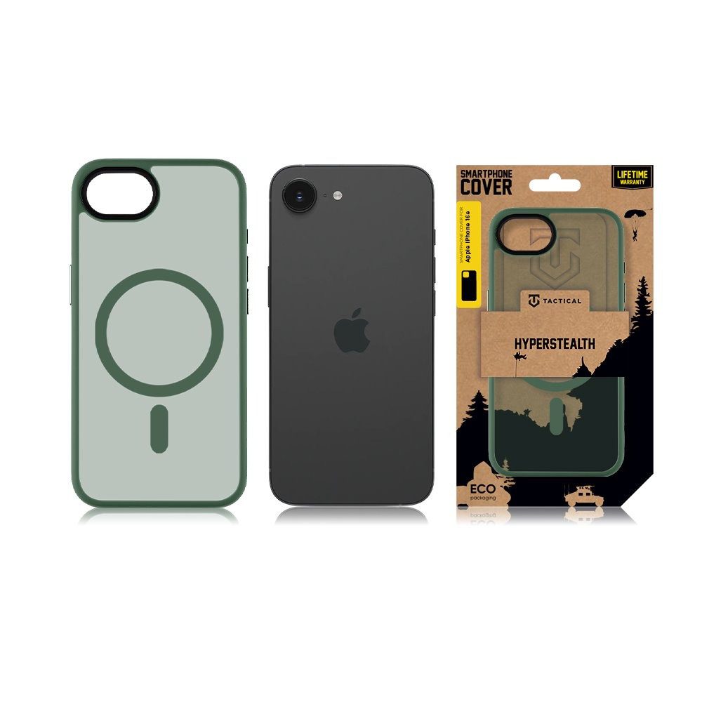 Tactical MagForce Hyperstealth Kryt pro iPhone 16e Forest Green - Obrázek 4
