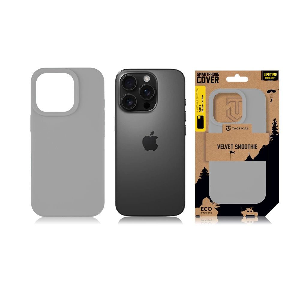 Tactical Velvet Smoothie Kryt pro Apple iPhone 16 Pro Foggy - Obrázek 5