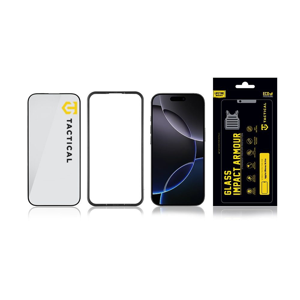 Tactical Glass Impact Armour sklo pro Apple iPhone 16 Pro / 17 - Obrázek 4