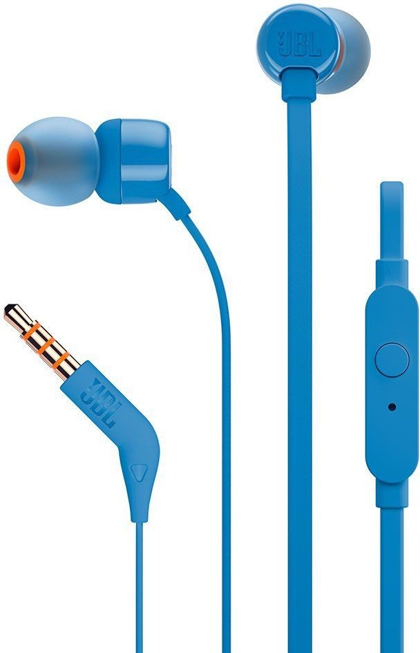 JBL T160 in-Ear Headset 3,5mm Blue / Modrá - Obrázek 2