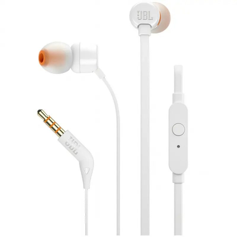 JBL T160 in-Ear Headset 3,5mm White / Bílá
