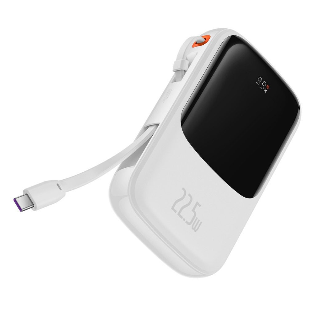Powerbanka Baseus Qpow Pro 10000 mAh USB + Type C - PD 20W White - Obrázek 3