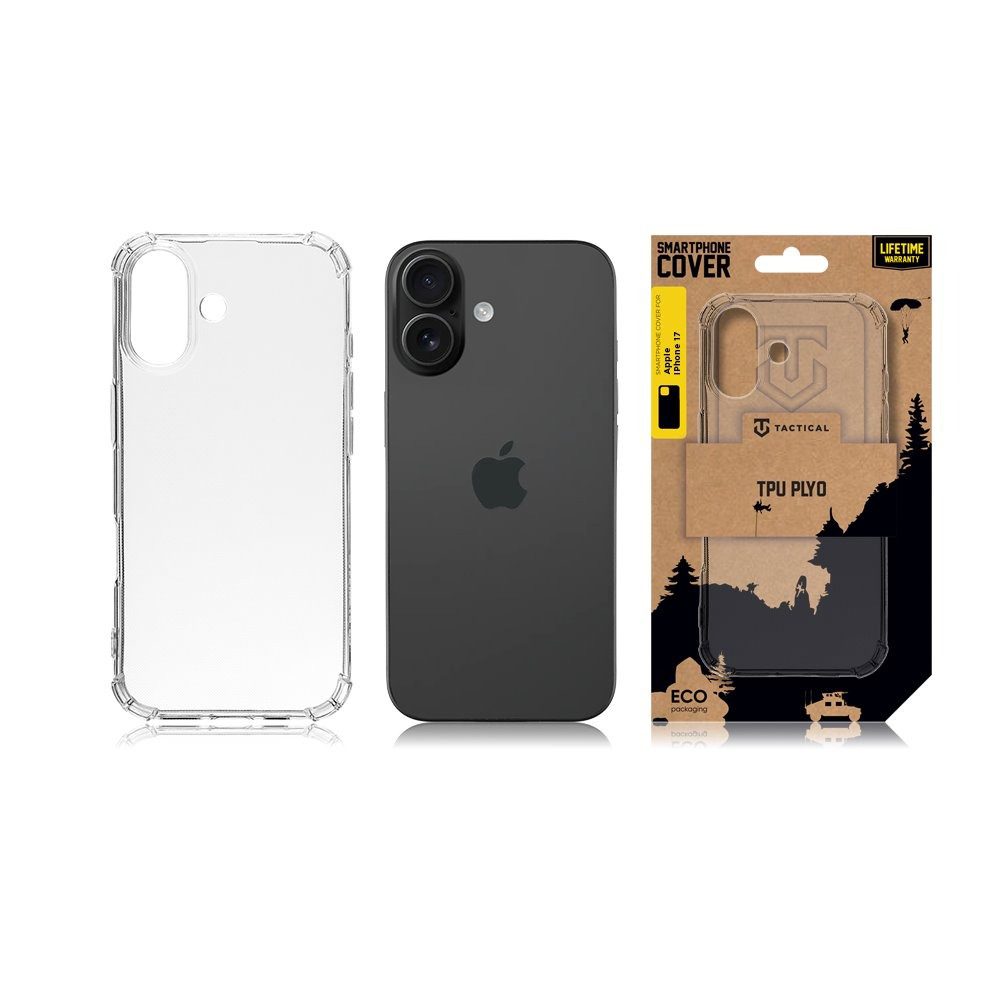 Tactical TPU Plyo Kryt pro Apple iPhone 17 Transparent - Obrázek 4
