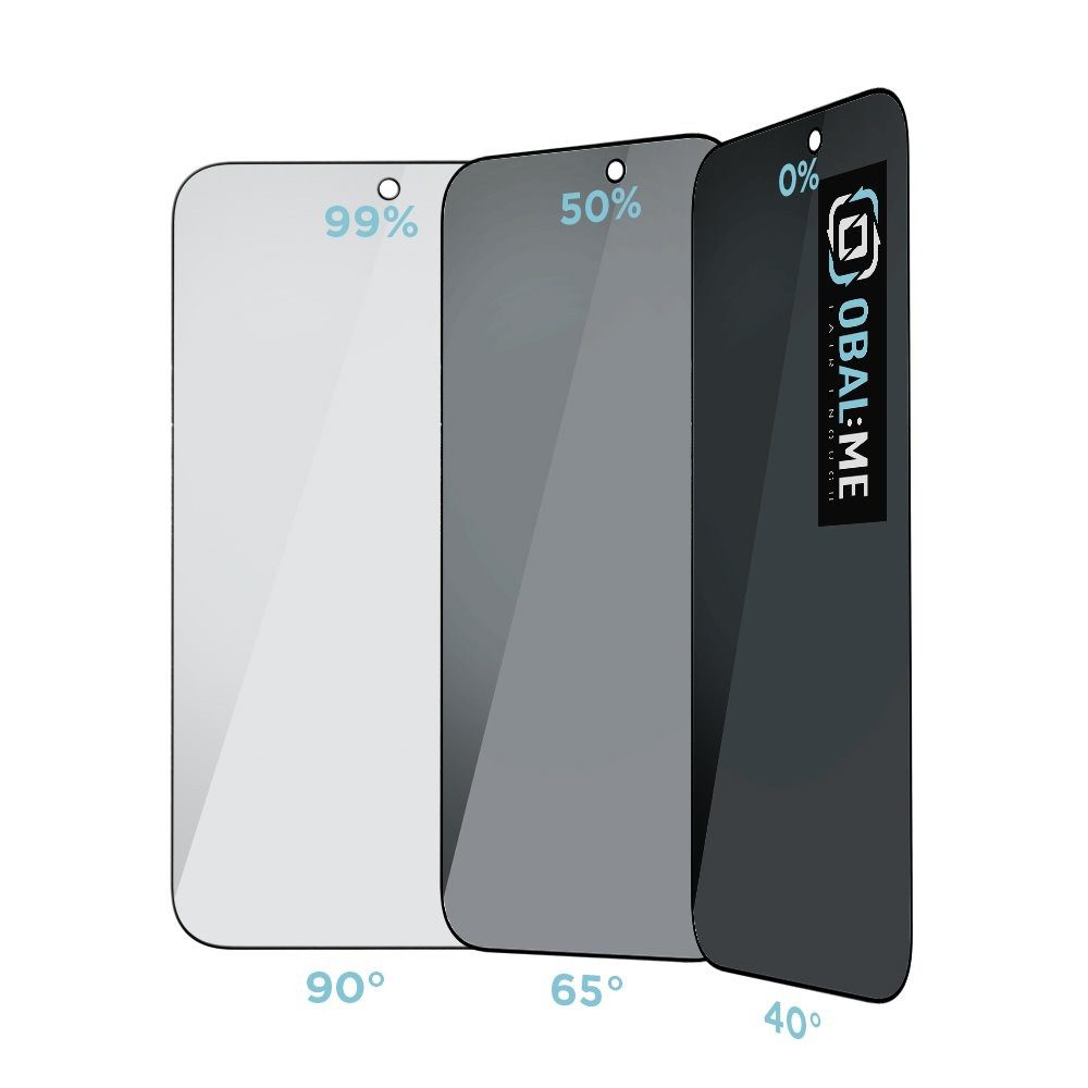 OBAL:ME Privacy 5D Tvrzené Sklo pro Apple iPhone 17 Pro Max Black - Obrázek 3