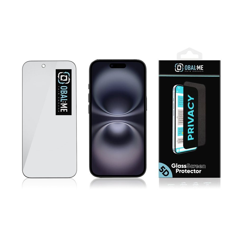 OBAL:ME Privacy 5D Tvrzené Sklo pro Apple iPhone 17 Air Black - Obrázek 5