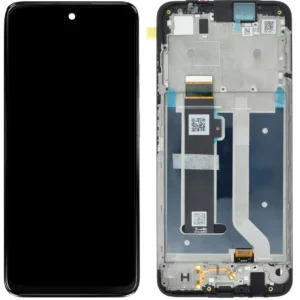 Motorola Moto G34 (XT2363) LCD displej + Dotyková Deska + Přední kryt Originální kvalita Černá/Black - Service pack