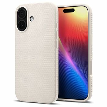 Kryt SPIGEN Liquid Air pro Iphone 17 - Natural Titanium