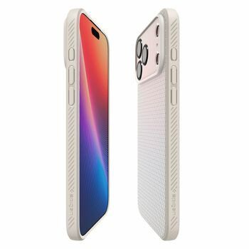 Kryt SPIGEN Liquid Air pro Iphone 17 Pro - Natural Titanium - Obrázek 8